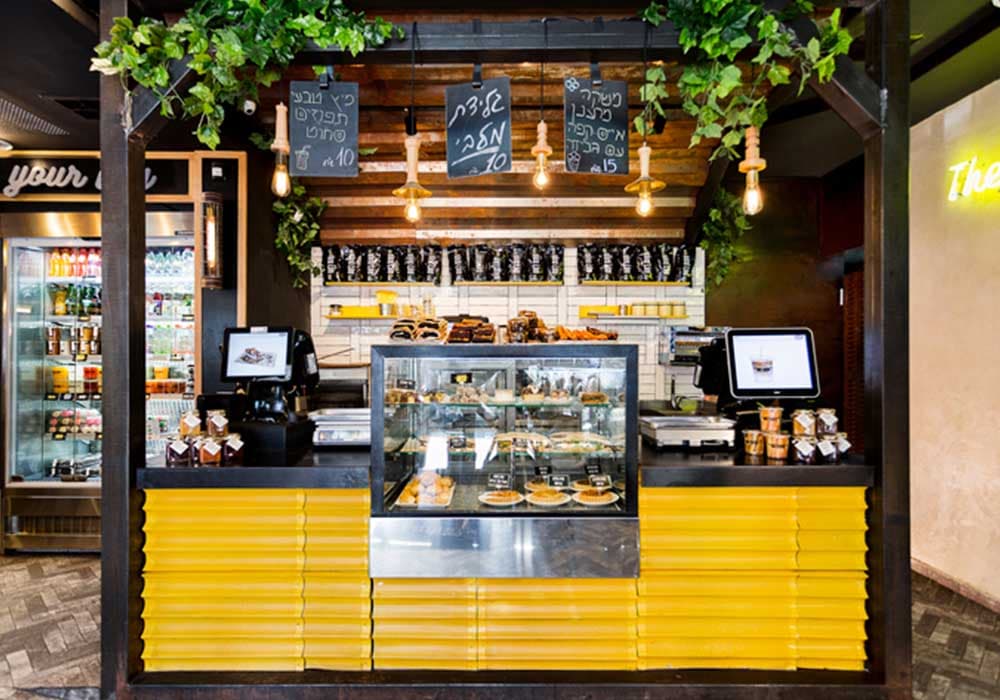 Bread Station bakery background